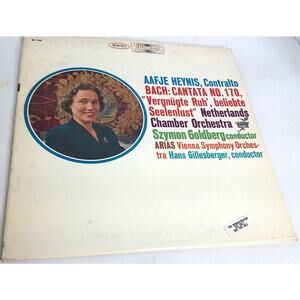Aafje Heynis Bach Cantata No 170 Vinyl Record Album LP Epic BC 1146